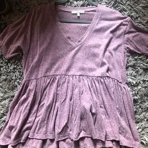 Truly Madly Deeply V-Neck Babydoll Tee